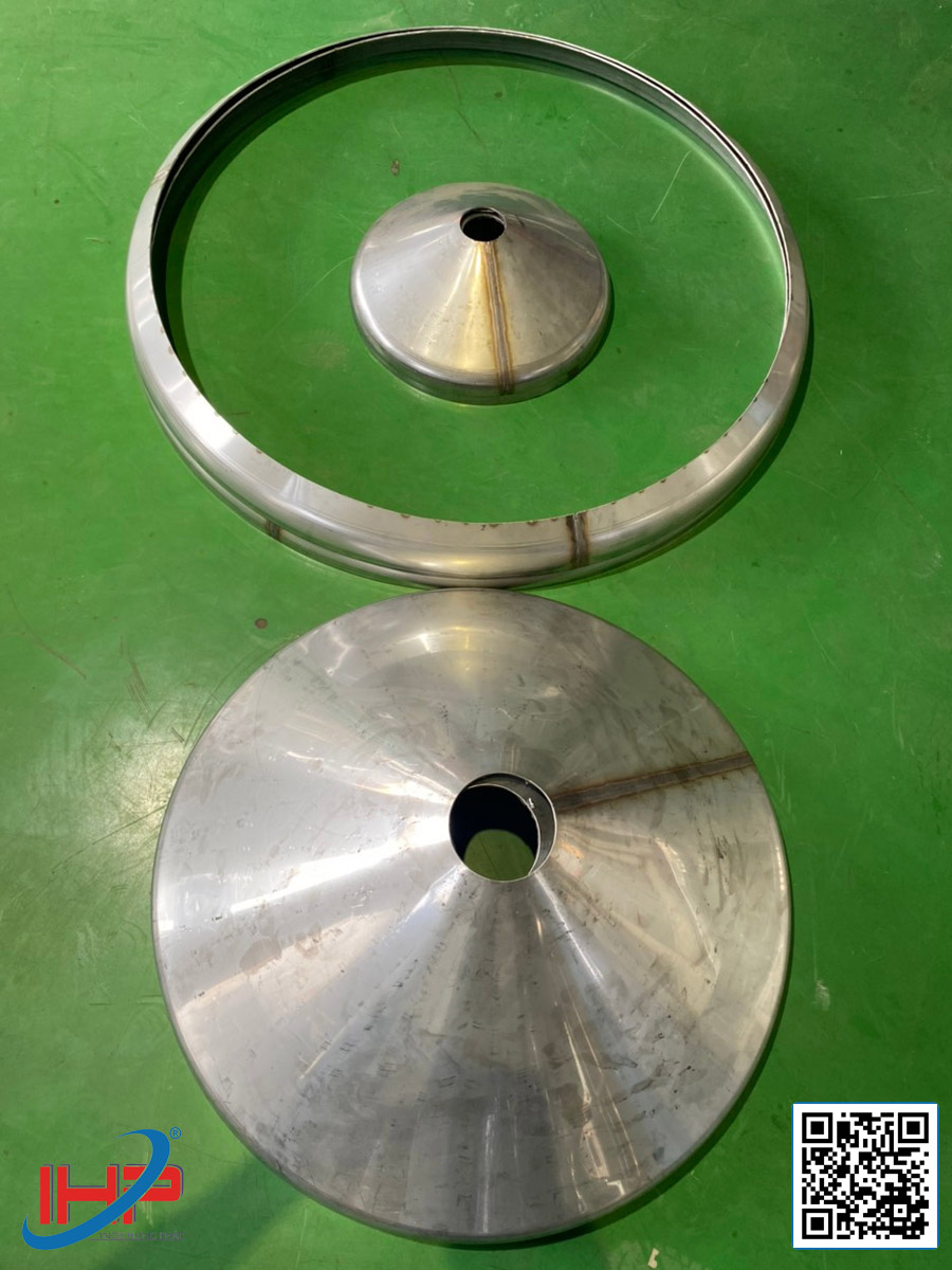Nhận gia công chỏm cầu bồn inox, bồn áp lực