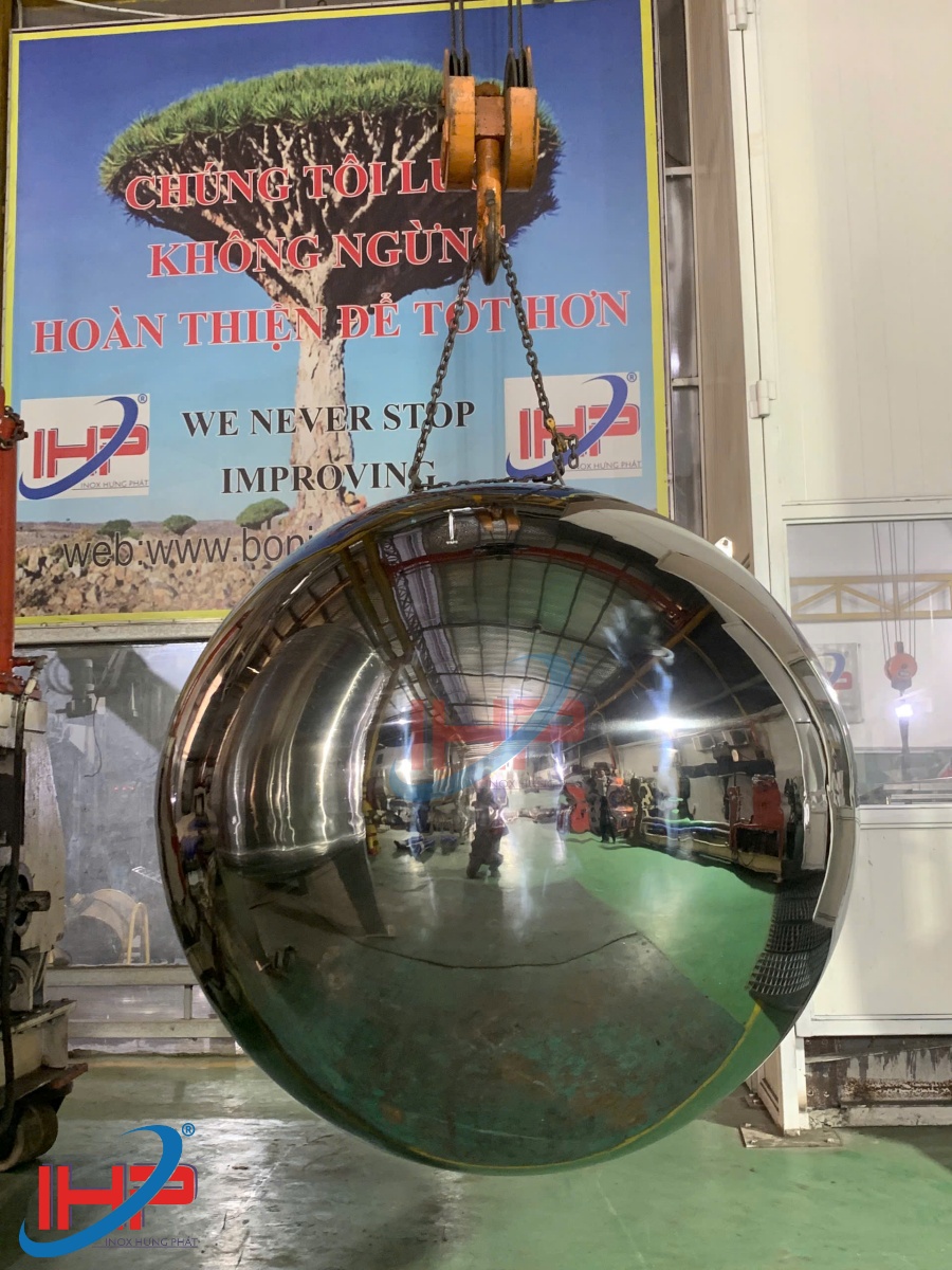 quả cầu inox mỹ thuật